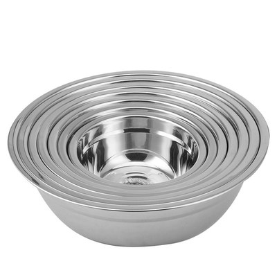加厚优质不锈钢盆家用吃饭盛汤盆汤碗吃面碗食堂打面条饭碗单个碗