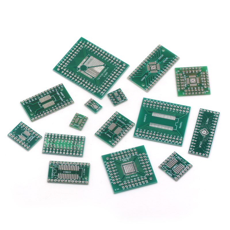 SOP转接板 SOP8 SOP10 SOP16 SOP28 TQFP QFN56/64 IC测试板PCB板