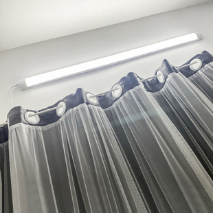 智能遥控灯管调光调色led长条光管直插式插头墙壁免安装卧室客厅