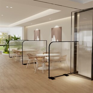 活动屏风隔断客厅入口大厅餐厅办公室隔断简约现代可达奢