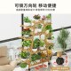 多肉实木花架子落地式 阳台多层2024新款 客厅花盆置物展示架放室内
