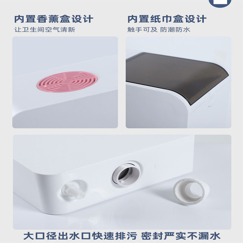 家用陶瓷蹲便器大冲力水箱整套装卫生间防臭大便器厕所蹲坑式便盆