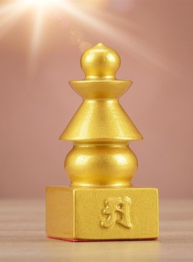 铜宝箧印陀罗尼塔z五轮塔宝箧印塔小号