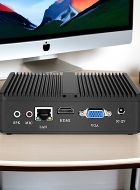 新创云盈驰J1900迷你电脑N2830工控主机准系统主机终端机win7 PC