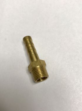 G1/8-6mmG1/8-8mm宝塔接头外螺纹G1/8铜宝塔接头插管铜接头M4M5M6