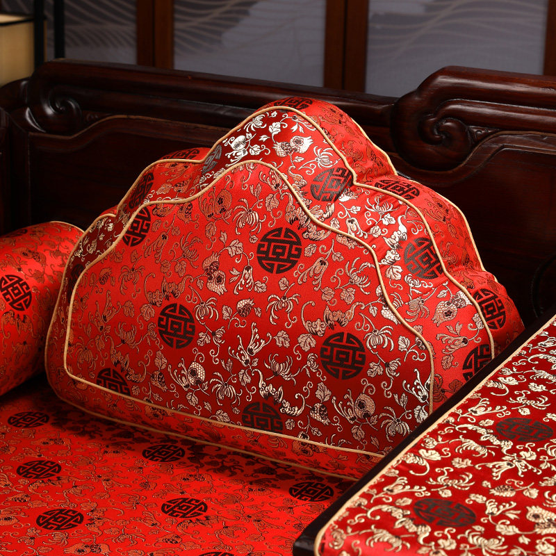 新中式红木沙发坐l垫实木家具防滑海绵椰棕乳胶垫子罗汉床套罩定,居家布艺,沙发垫,淘宝优惠券,粉丝福利购,淘宝优惠卷