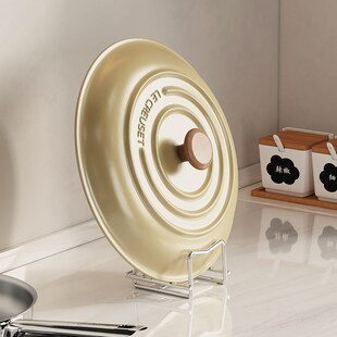 厨房304不锈钢锅盖架子台面坐式菜板砧板案板放置架器大号收纳架