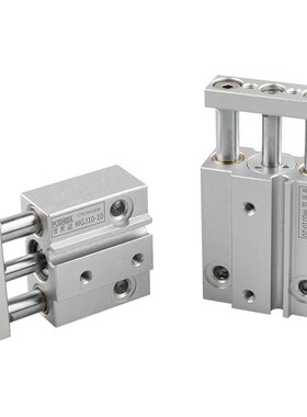 MGJ微型三轴三杆气缸MGJ6*5X10X15-20迷你小型带导杆TCM10-5/6-5S