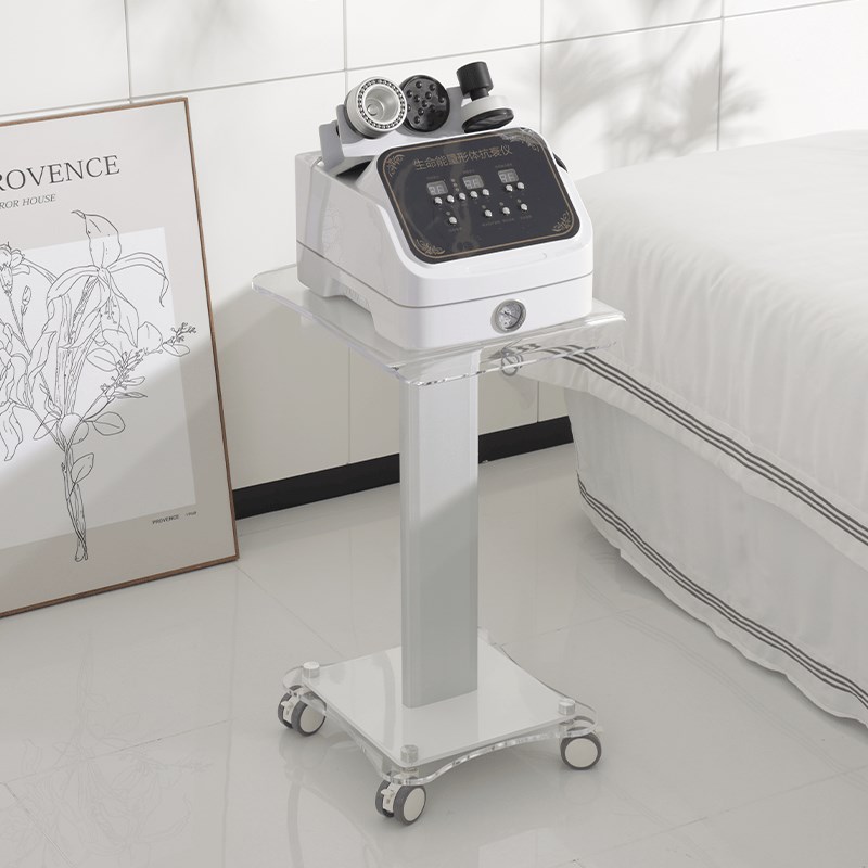 高档美容仪器亚克力小气泡推车置物架美容K院专用移动推车皮肤管