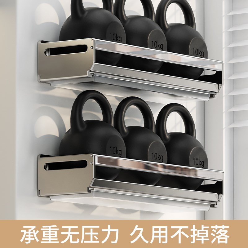 枪灰色厨房碗碟收纳架免打孔壁挂式F碗盘置物架家用多层碗架沥水