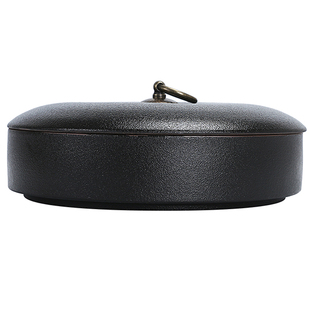 粗陶茶叶罐陶瓷密封黑陶罐子普洱茶罐存茶大号白茶U饼罐茶叶包装