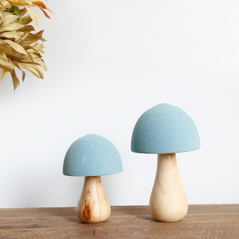 森系玄关木质手工造景蘑菇客厅茶几摆件餐M厅幼儿园儿童房小装饰,家居饰品,桌面摆件,淘宝优惠券,粉丝福利购,淘宝优惠卷