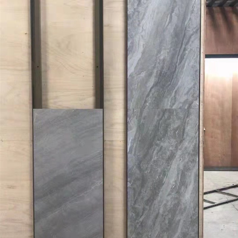 瓷砖展示架挂墙立式货架无缝包边展架冲孔K条收边管大板直板样品