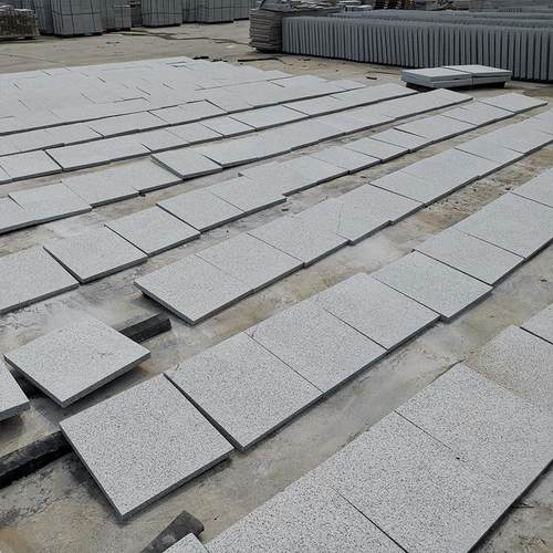 花岗岩芝麻白 芝麻白麻石火烧板花岗岩板石材加工 江西芝麻白厂家