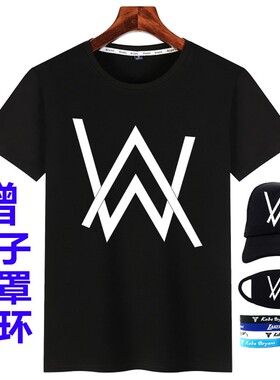 艾伦沃克嘉豪同款战衣纯棉T恤Alan Walker男女青少年学生短袖衣服
