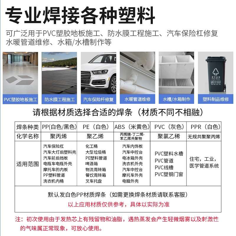 大功率塑料焊枪分体式调温热风枪汽车保险杠PP塑料地板水槽焊吾购