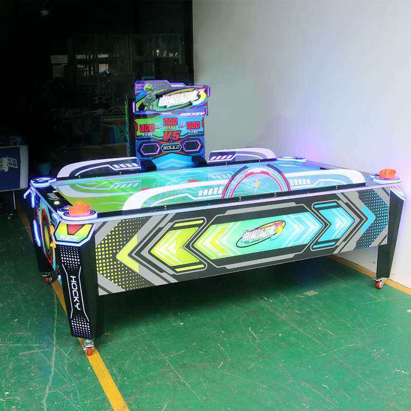 曲棍球游戏机亲子双人对战冰壶运动娱乐设备电玩城儿童游乐场电玩