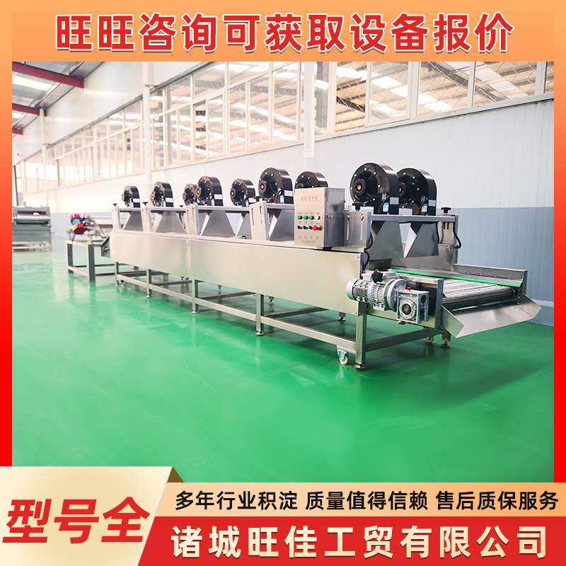 商用蒜苔茼蒿风干设备 茴香自动清洗机 油麦菜不锈钢风干流水线,搬运/仓储/物流设备,输送机,淘宝优惠券,粉丝福利购,淘宝优惠卷