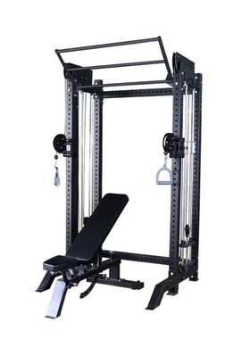 REP多功能小龙门卧推深蹲架高称重小飞鸟深蹲架卧推一体机