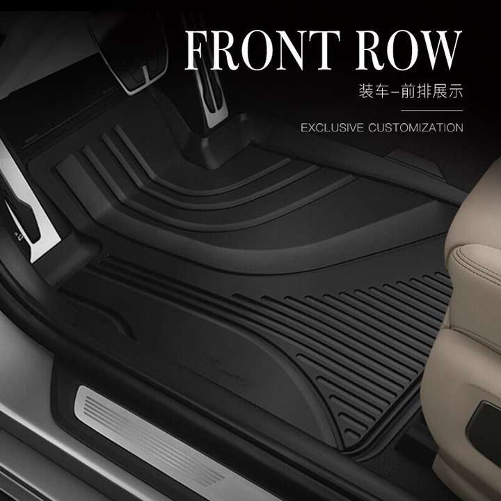 适用宝马7系脚垫730li 740li 750li 760li原厂款双层TPE汽车脚垫