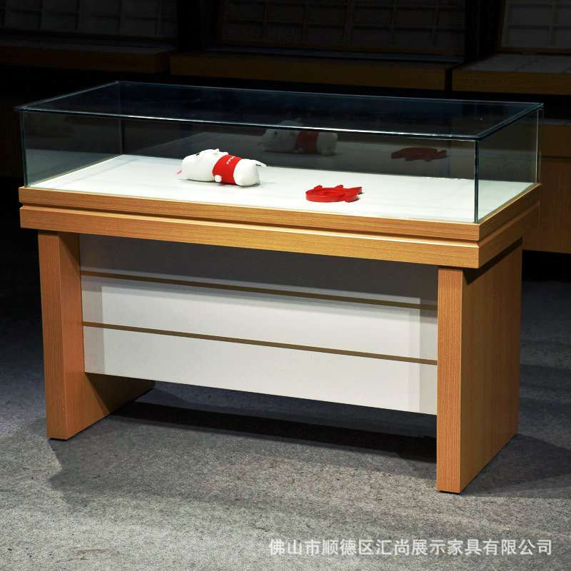 木质烤漆眼镜柜台 组装玻璃陈列柜 定 制宝岛眼镜店展示柜中岛柜