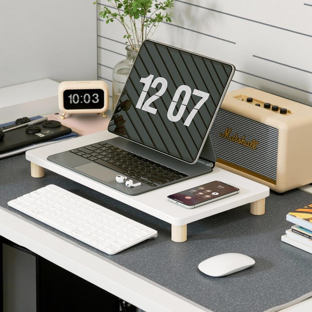 新疆包邮笔记本电脑增高架办公室桌面显示器垫高支架键盘托架工位