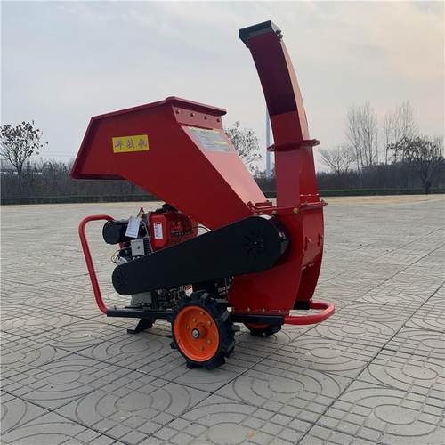 升级新款柴油碎枝机 果园园林苗圃树枝粉碎机 小区绿化修剪粉碎机