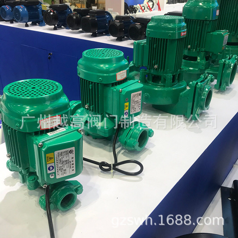 广东凌霄循环热水泵耐高温暖气管道泵380v增压泵家用立式220v小型