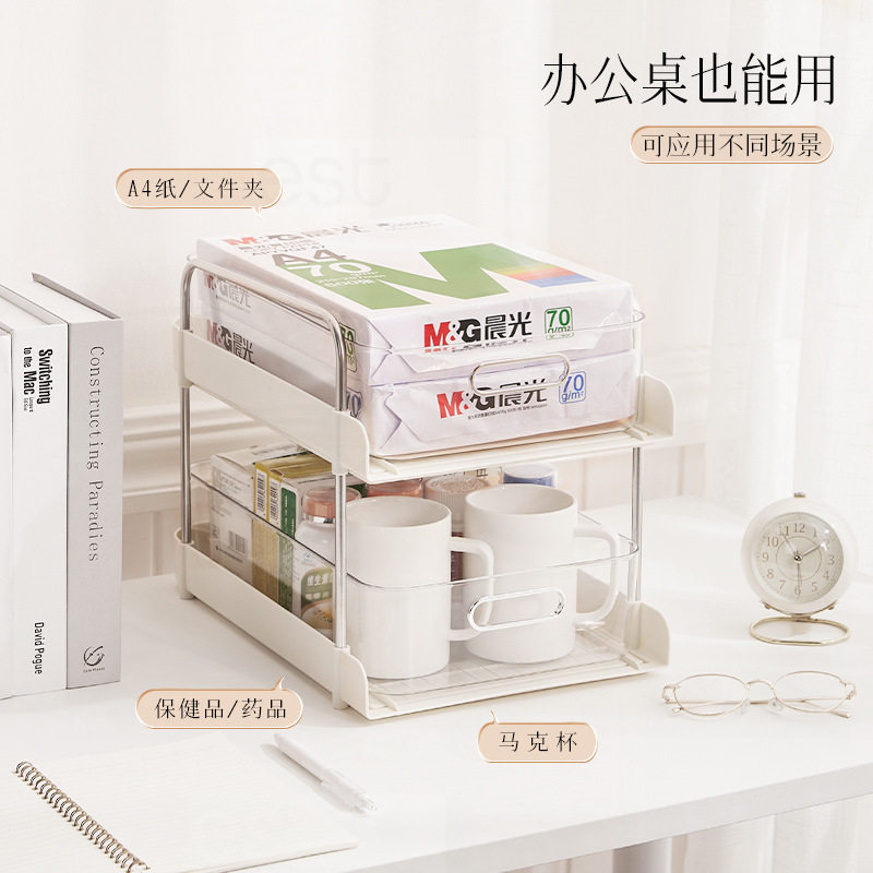 【严选】小推车客厅置物架厨房卧室多功能移动夹缝架零食收纳储物