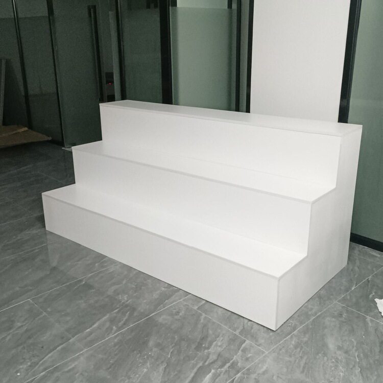 中岛柜实木台阶型展示货柜梯形陈列鞋架鲜花百货礼品货架Tω