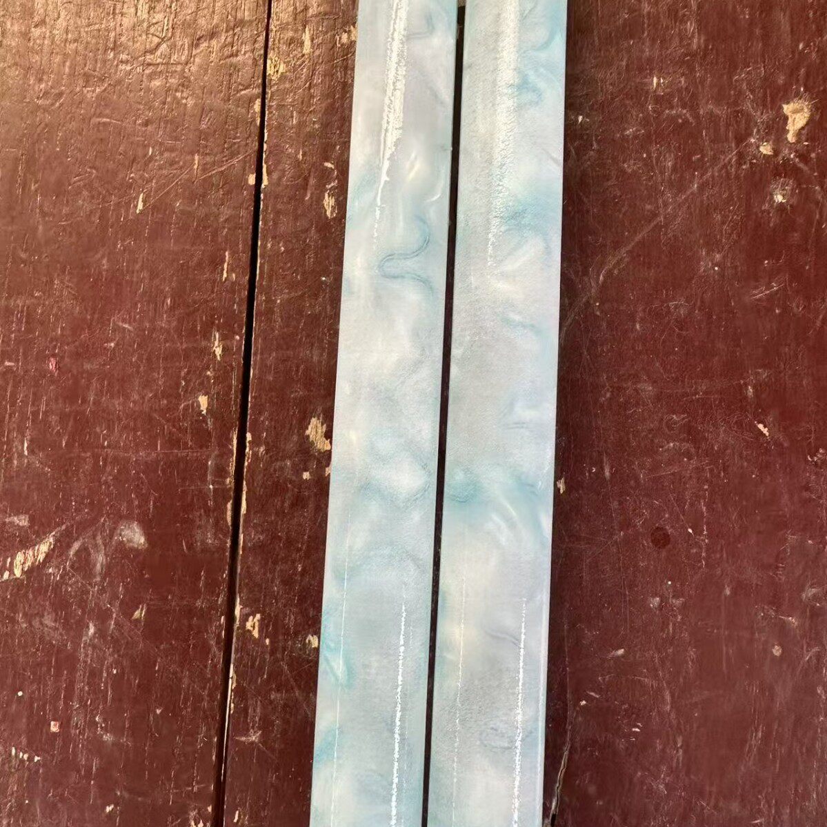 笔壳有机玻璃花纹棒实心浇筑亚克力花纹棒材艺术饰品创意家居棒材