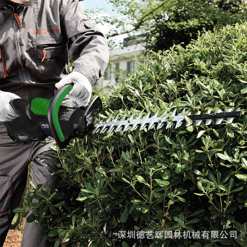 东脉58V电动修枝剪充电式绿篱机单双刃修枝机修剪修茶机剪枝神器