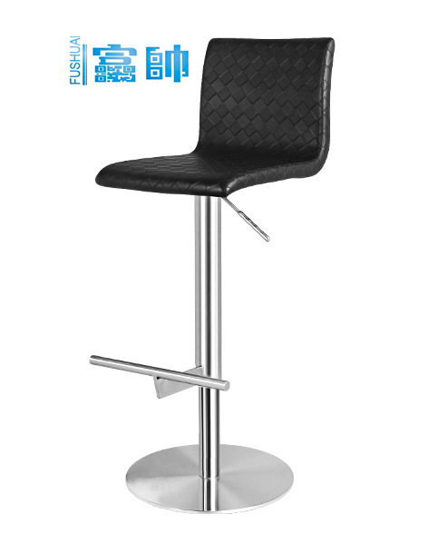 现代时尚拉丝不锈钢酒吧椅休闲椅高脚椅KTV升降吧台椅