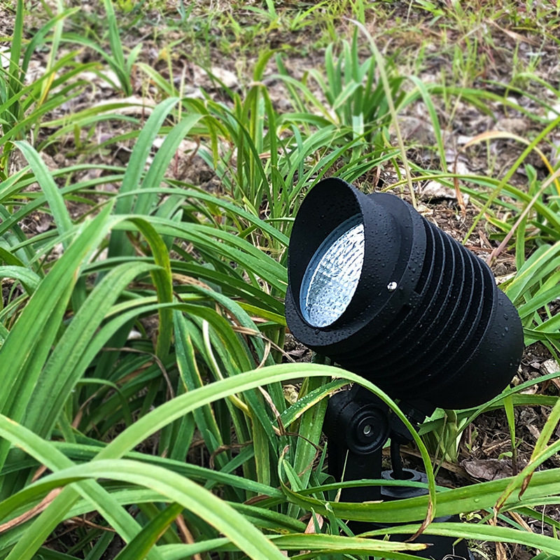 18瓦led户外防水投射灯草坪插地照射园林景观庭院假山树灯批发