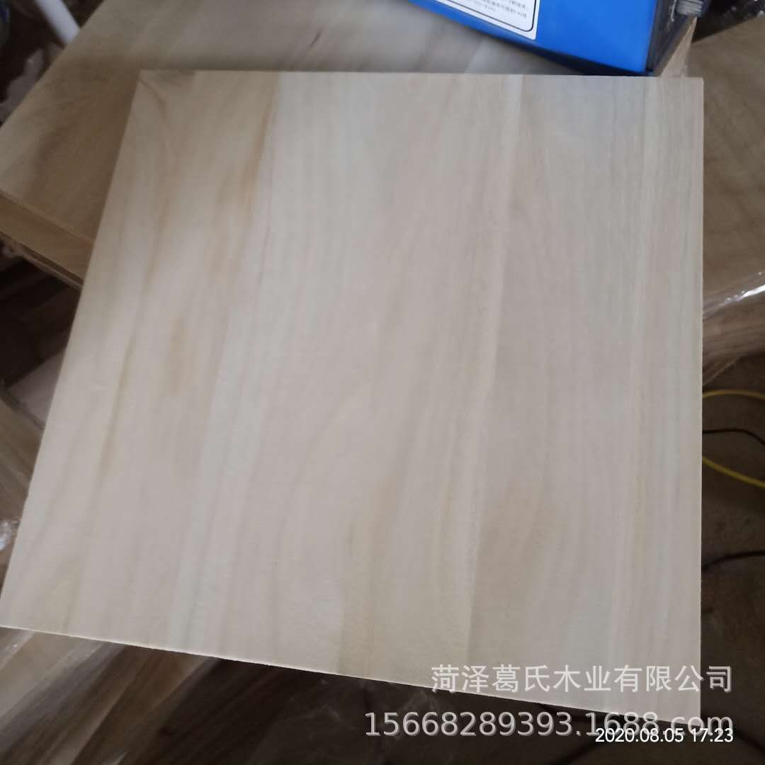 桐木直拼板桐木板材泡桐木拼板多种规格家具装修用板曹县厂家批发