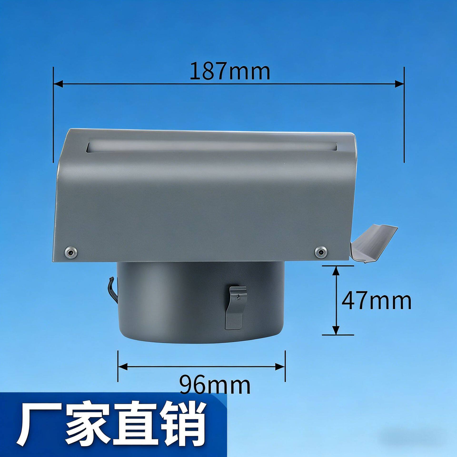 H型304不锈钢风帽方形出风口通风口系统进出风外墙管罩新风系统