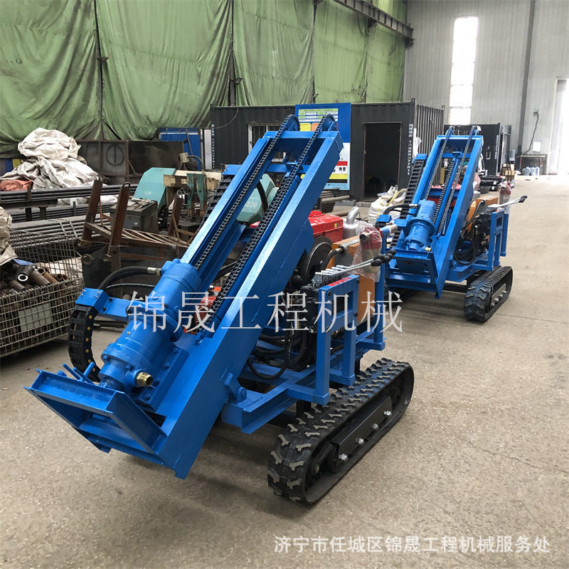 小型潜孔钻机履带自行走柴油全液压马达气动多用途钻孔机边坡钻孔