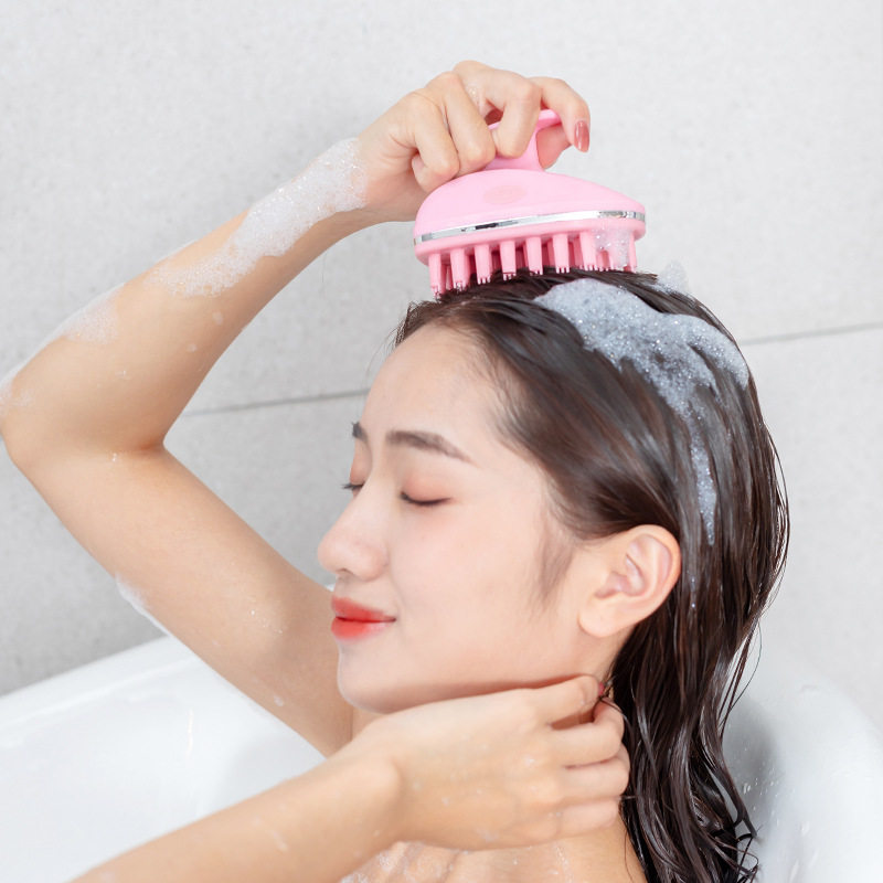电动洗头刷男女士沐浴防水洗头梳仪头皮止痒硅胶护理声波按摩梳子