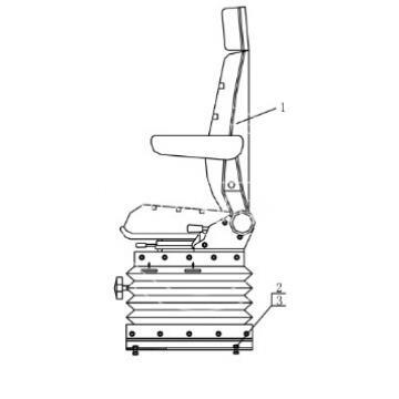 液压泵配件型号齐全压路机配件SR16座椅263-53-01000
