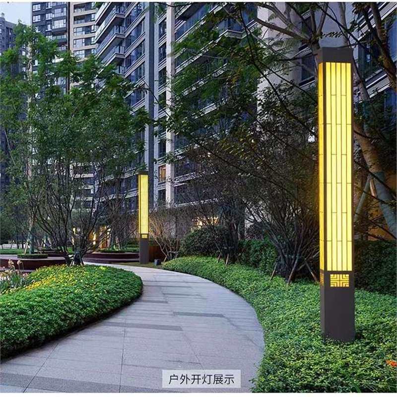 户外防水景观灯LED方灯3米太阳能庭院灯小区公园别墅室外新庭院灯