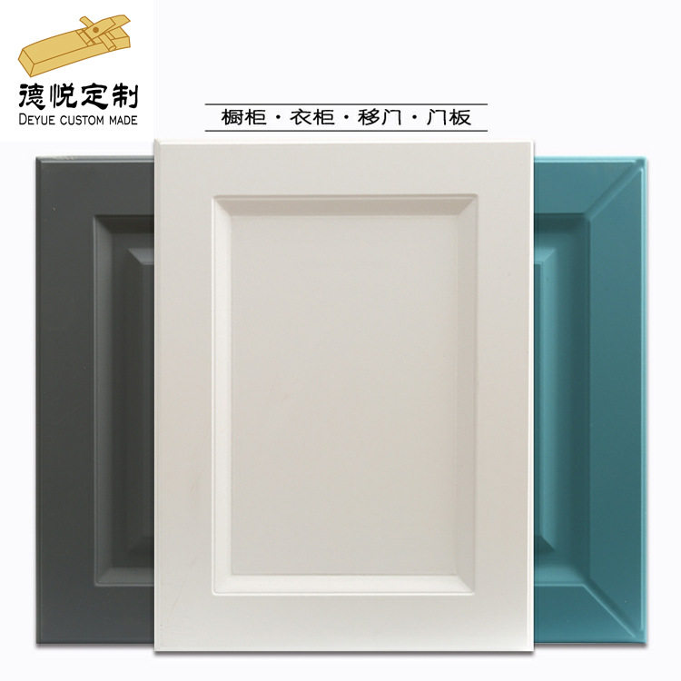 欧式橱柜门板衣柜门板订置工厂直销鞋柜百叶门酒柜门厨柜门
