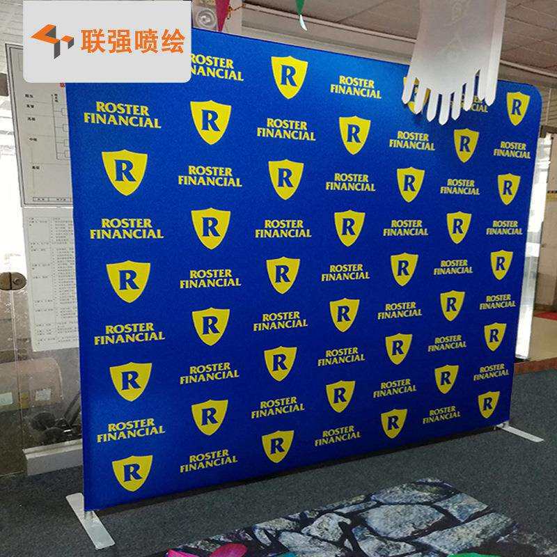 供应快幕展背景便携式展示架布艺展示背景架签名处