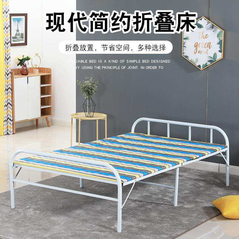折叠床办公室午休单人经济型铁床家用成人硬板多功能简易便携