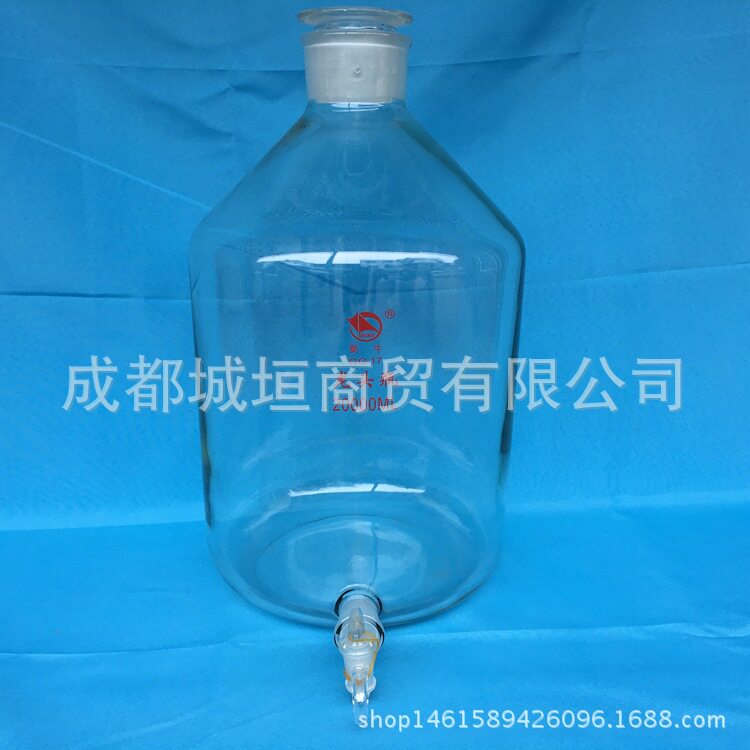 蜀牛 2500ML高硼硅龙头瓶 带开关玻璃放水瓶 高硼硅泡酒瓶