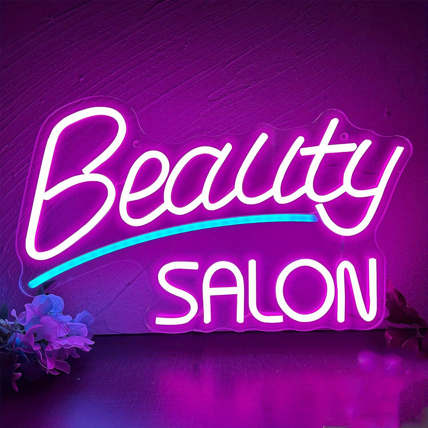 LED霓虹字母招牌灯BeautySALON