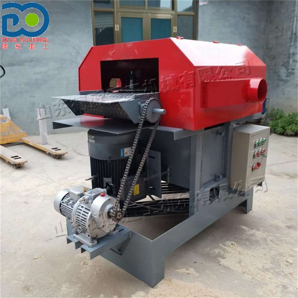 木工自动送料分片锯 卧式数控改厚锯 木料边皮修边锯 Edging saw