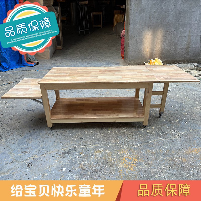厂家直供幼儿园实木分餐桌儿童桌椅套装绘画桌学习桌椅套装