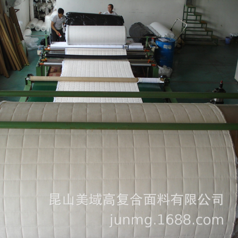 磨毛布填充绗缝加厚TPU防水复合面料/宠物垫用料/沙发垫用料