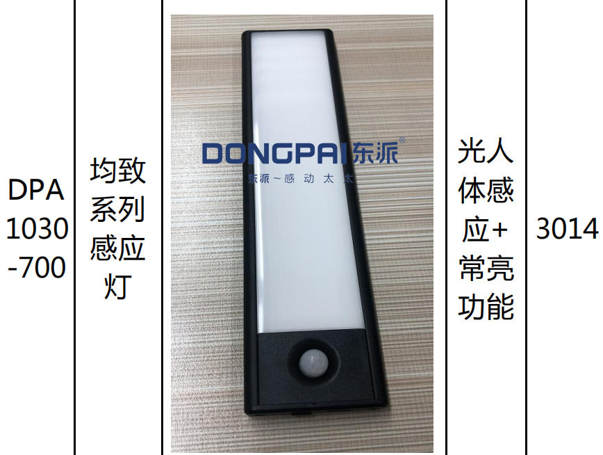 东派-LED三色感应灯光充电人体感应常亮感应灯三色变光灯