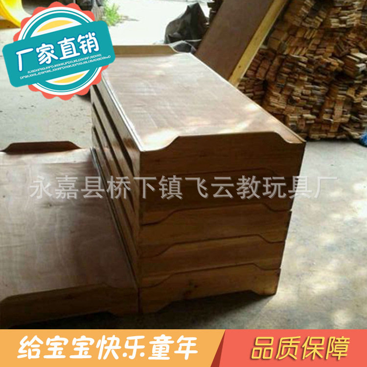 儿童塑料木板床统通铺幼儿园专用床小学生午托班午休床厂家定 做